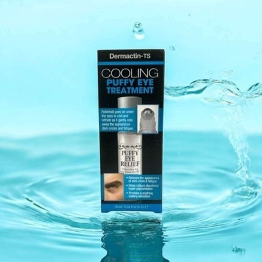 Dermactin-TS Men’s Puffy Eye & Dark Circle Treatment Roll-On Gel NIB